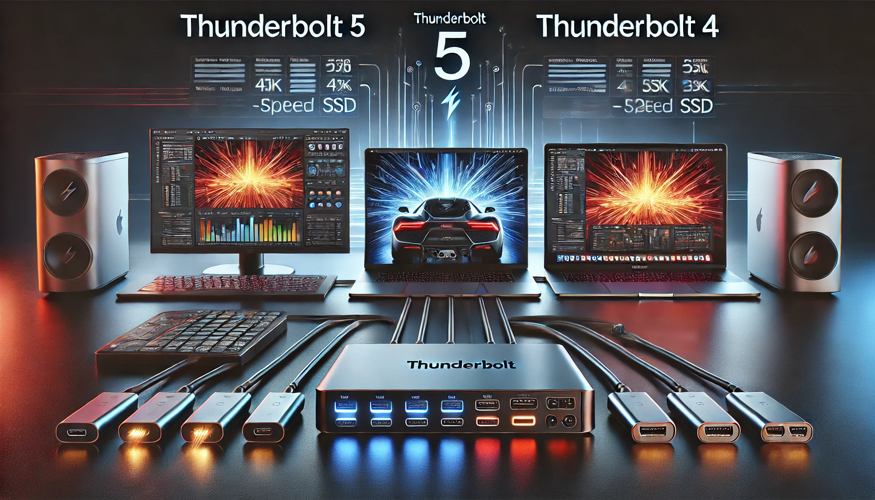 Thunderbolt 5 vs. Thunderbolt 4: Co se změnilo a proč na tom záleží?